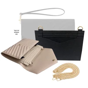 Conversion Kit for Monogram Clutch | Accessory for YSL Swing | Yves Saint Laurent Strap | Designer Purse Insert | YSL Handbag Strap | Bag Insert Organizer | YSL Swing Strap | Luxury Bag Accessory | Bag Protector”
