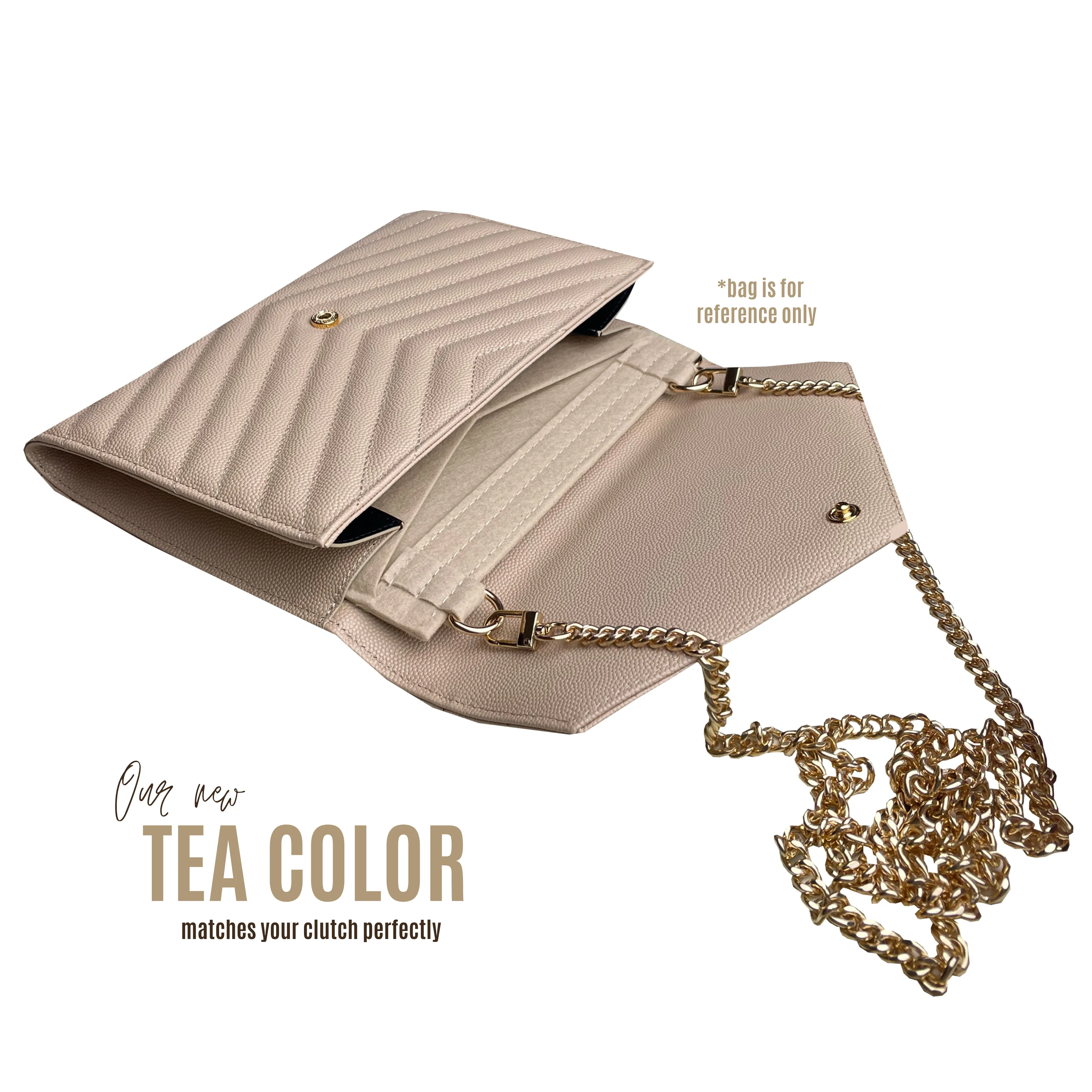 Conversion Kit for Monogram Clutch | Accessory for YSL Swing | Yves Saint Laurent Strap | Designer Purse Insert | YSL Handbag Strap | Bag Insert Organizer | YSL Swing Strap | Luxury Bag Accessory | Bag Protector”