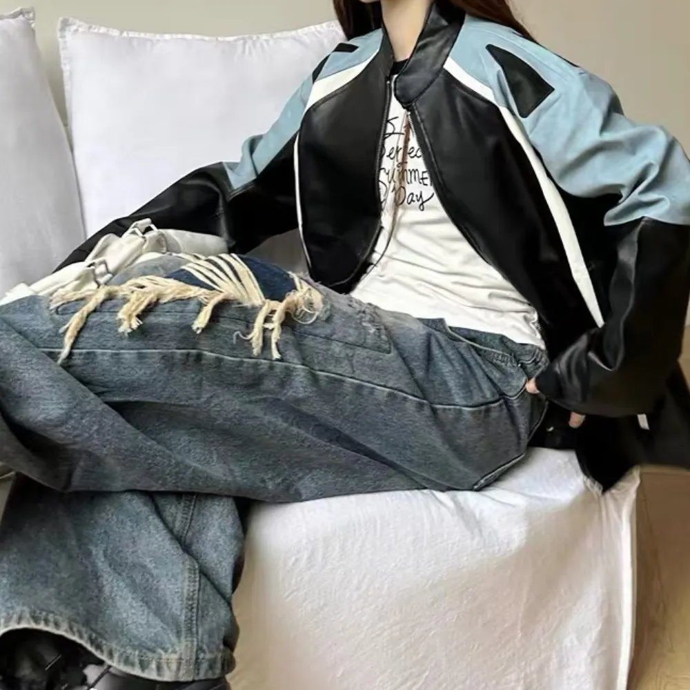 Cool leather jacket