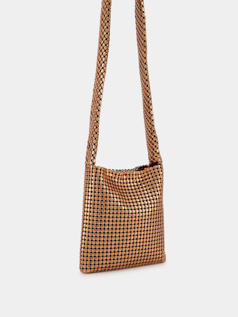 Copper Pixel Chainmail Bag