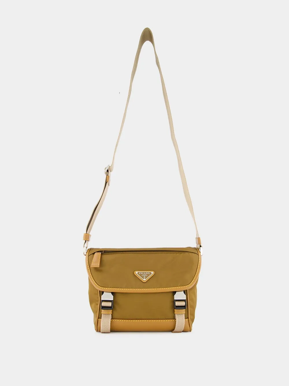 Cork Beige Re-Nylon Shoulder Bag