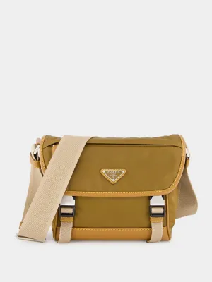 Cork Beige Re-Nylon Shoulder Bag