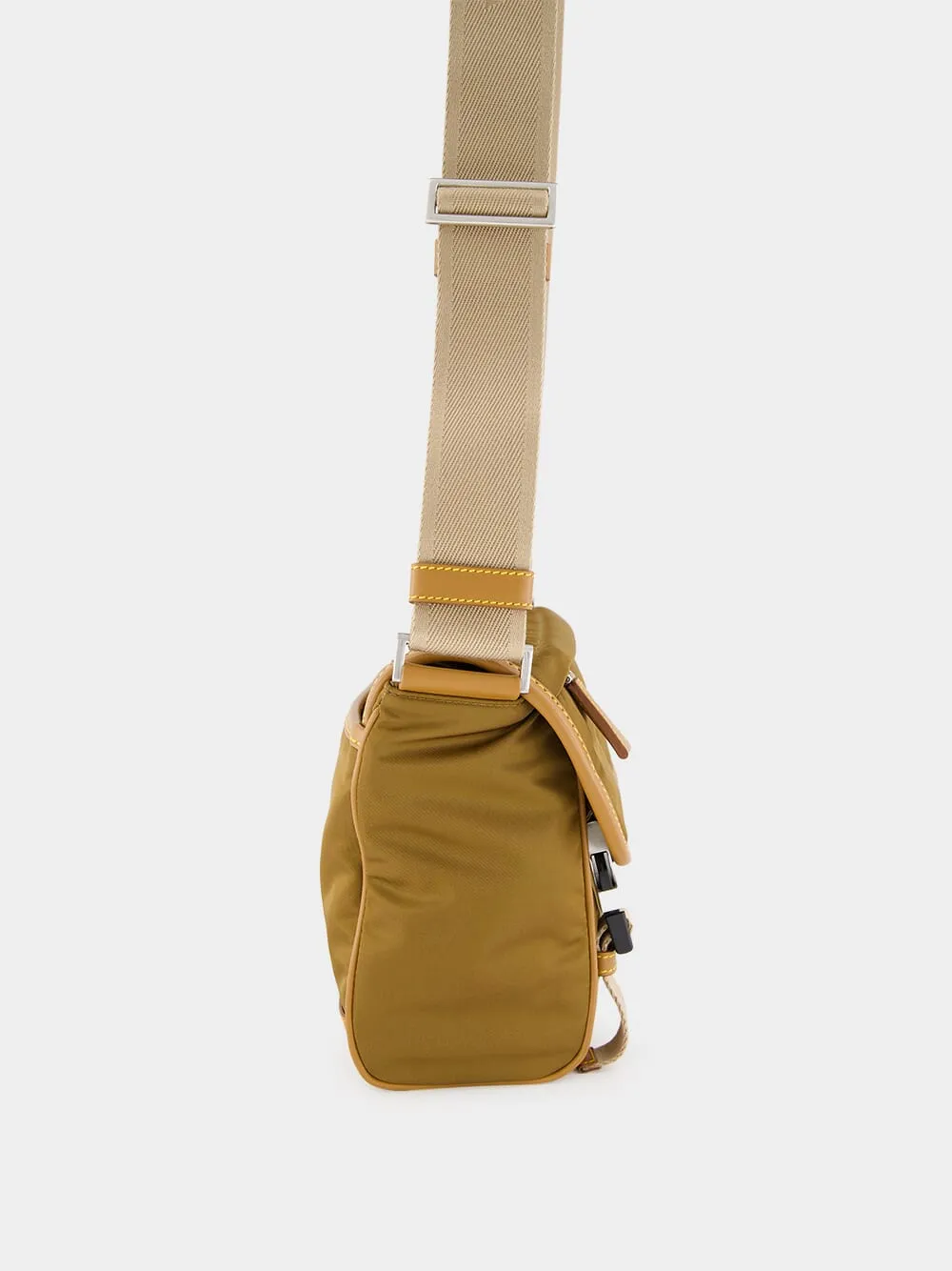 Cork Beige Re-Nylon Shoulder Bag