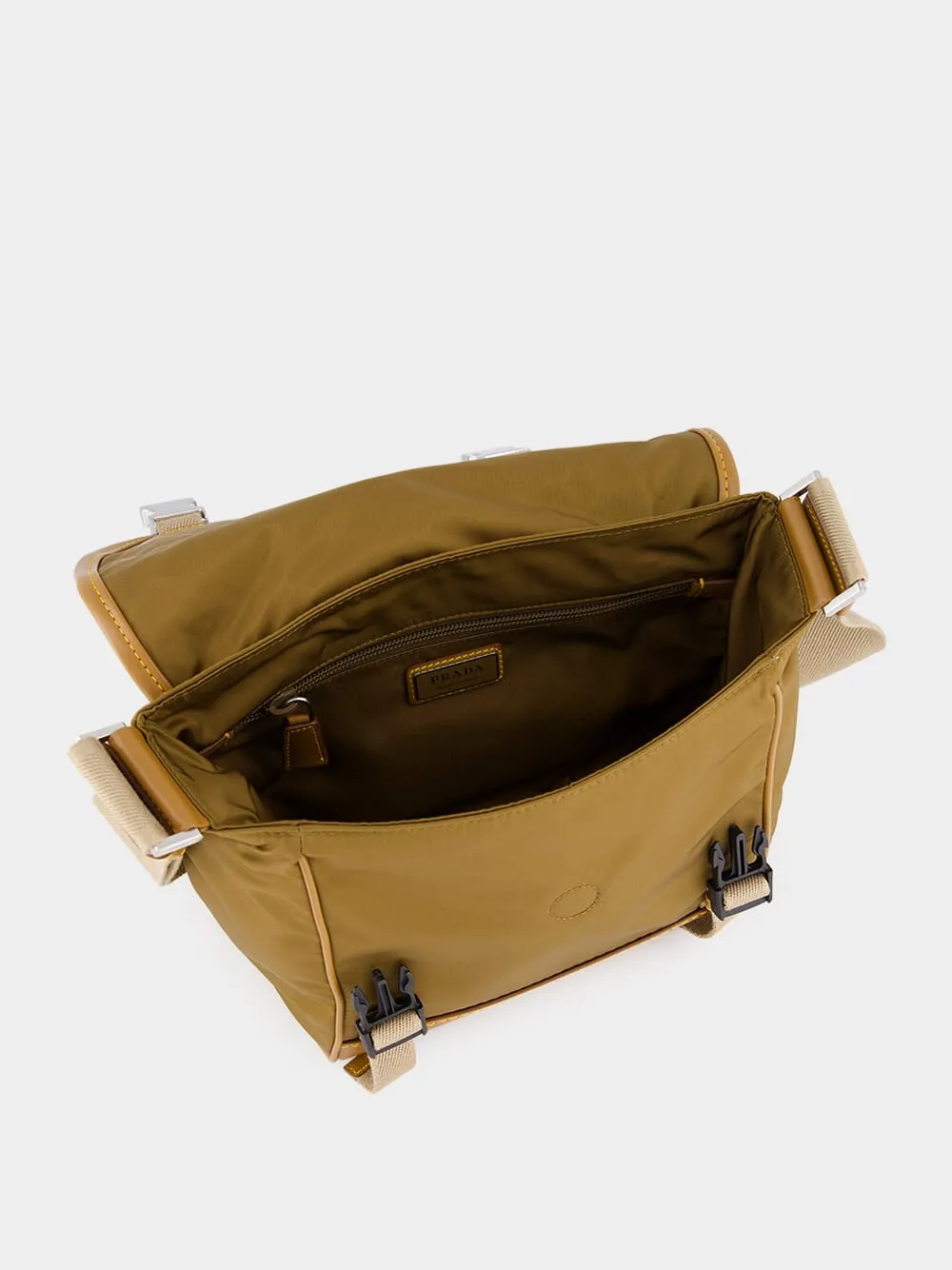 Cork Beige Re-Nylon Shoulder Bag