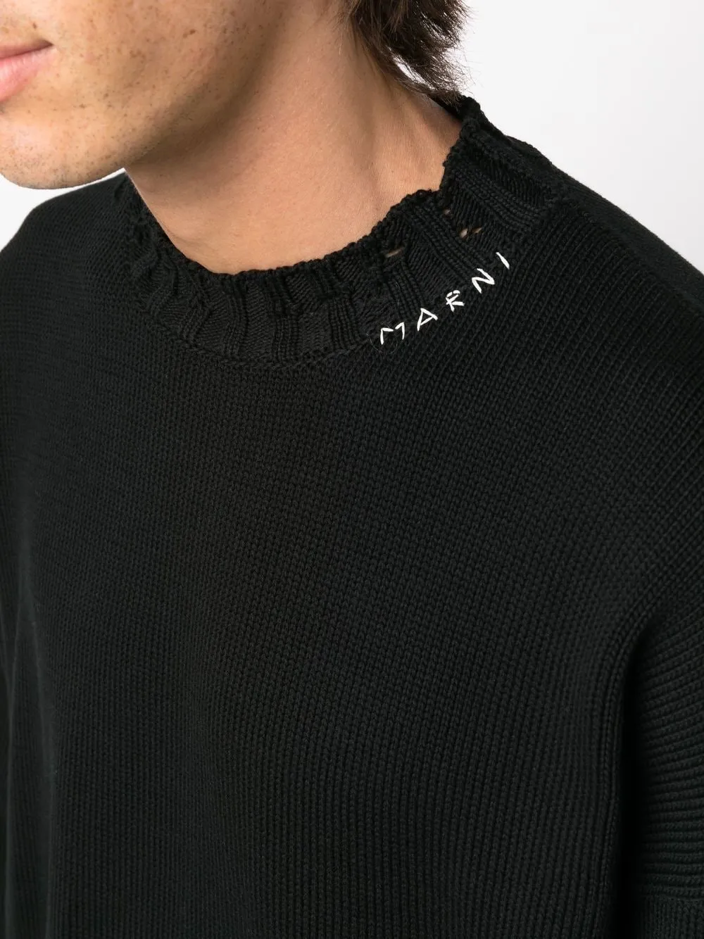 Cotton knitted sweater