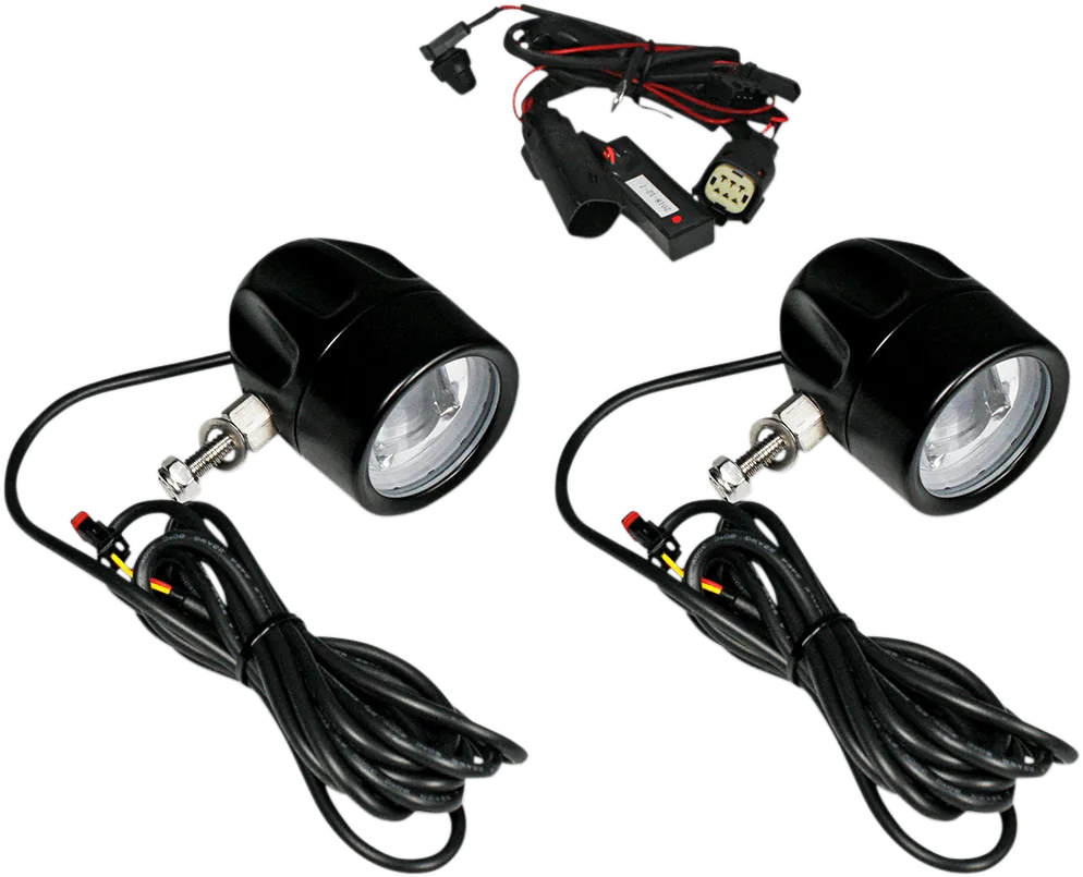 Custom Dynamics PB-FOG-SS6-B LED Halo Fog Lights - Black