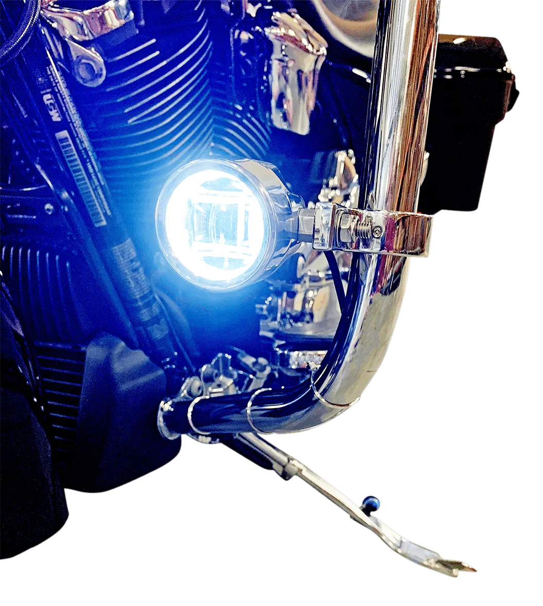 Custom Dynamics PB-FOG-SS8-C LED Halo Fog Lights - Chrome