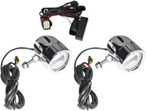 Custom Dynamics PB-FOG-SS8-C LED Halo Fog Lights - Chrome