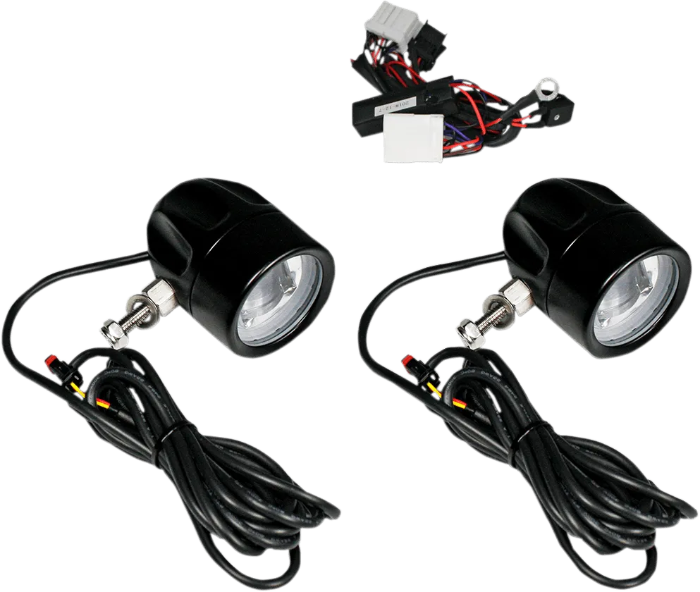 Custom Dynamics PB-FOG-SS8-C LED Halo Fog Lights - Chrome