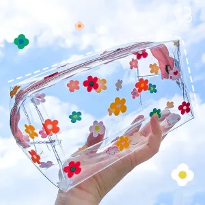 ✨Cute & Clear Pencil Paradise: Waterproof PVC Bag for School & Travel! ✨✏️💖