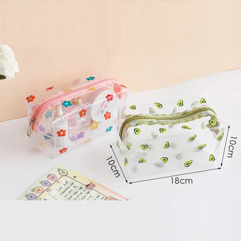 ✨Cute & Clear Pencil Paradise: Waterproof PVC Bag for School & Travel! ✨✏️💖