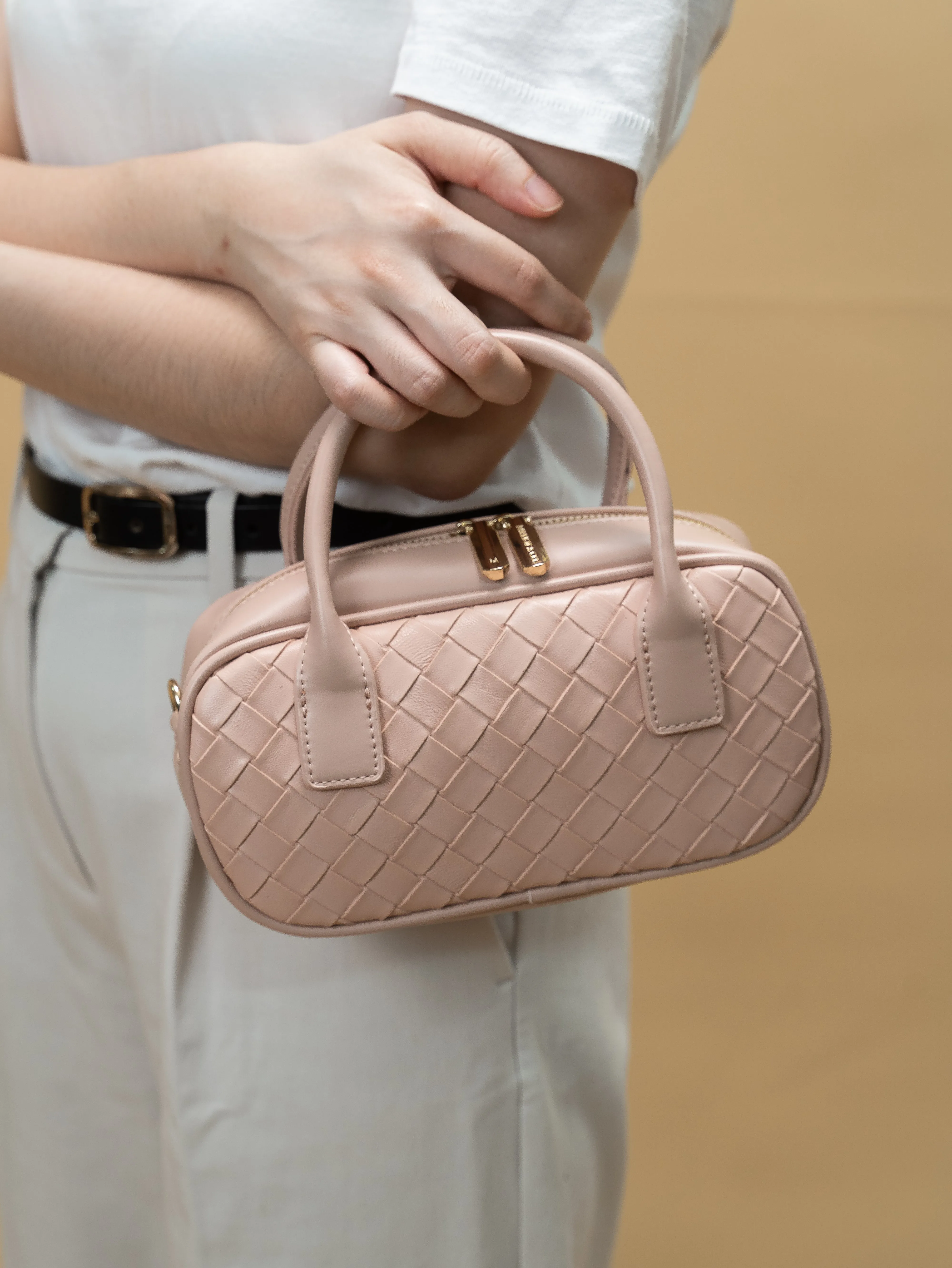 Daana Top Handle Bag (Pink)
