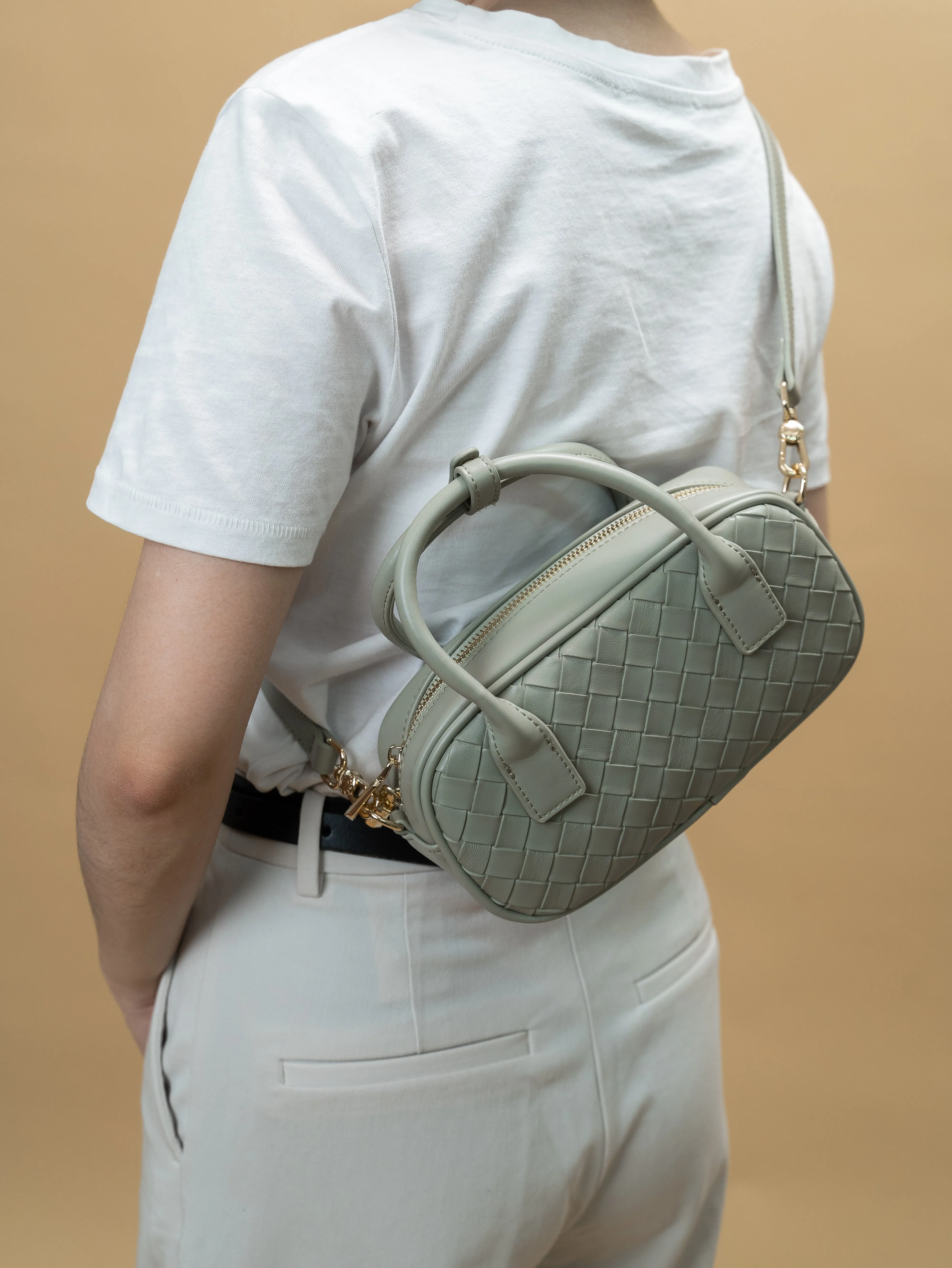 Daana Top Handle Bag (Smoke)