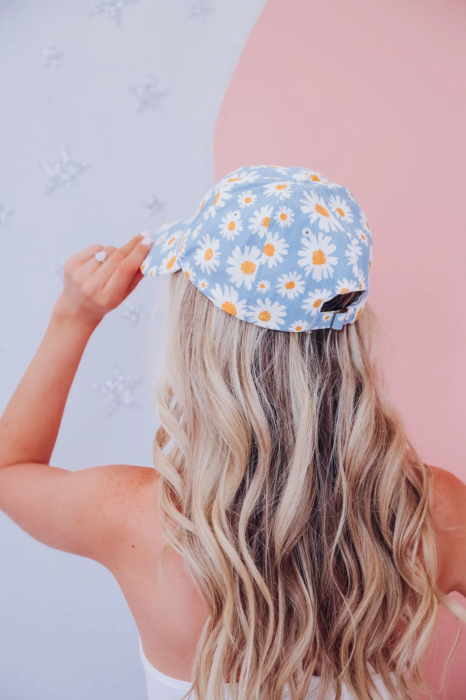 Daisy Baseball Cap - Blue