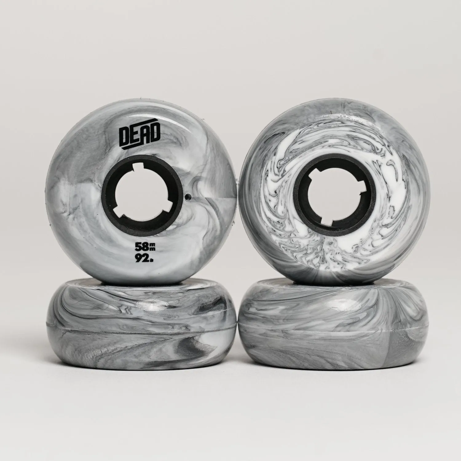 DEAD WHEELS - GREY MARBLED - 58MM / 92A