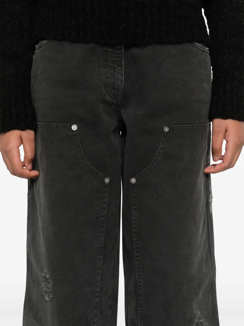 Denim cotton jeans