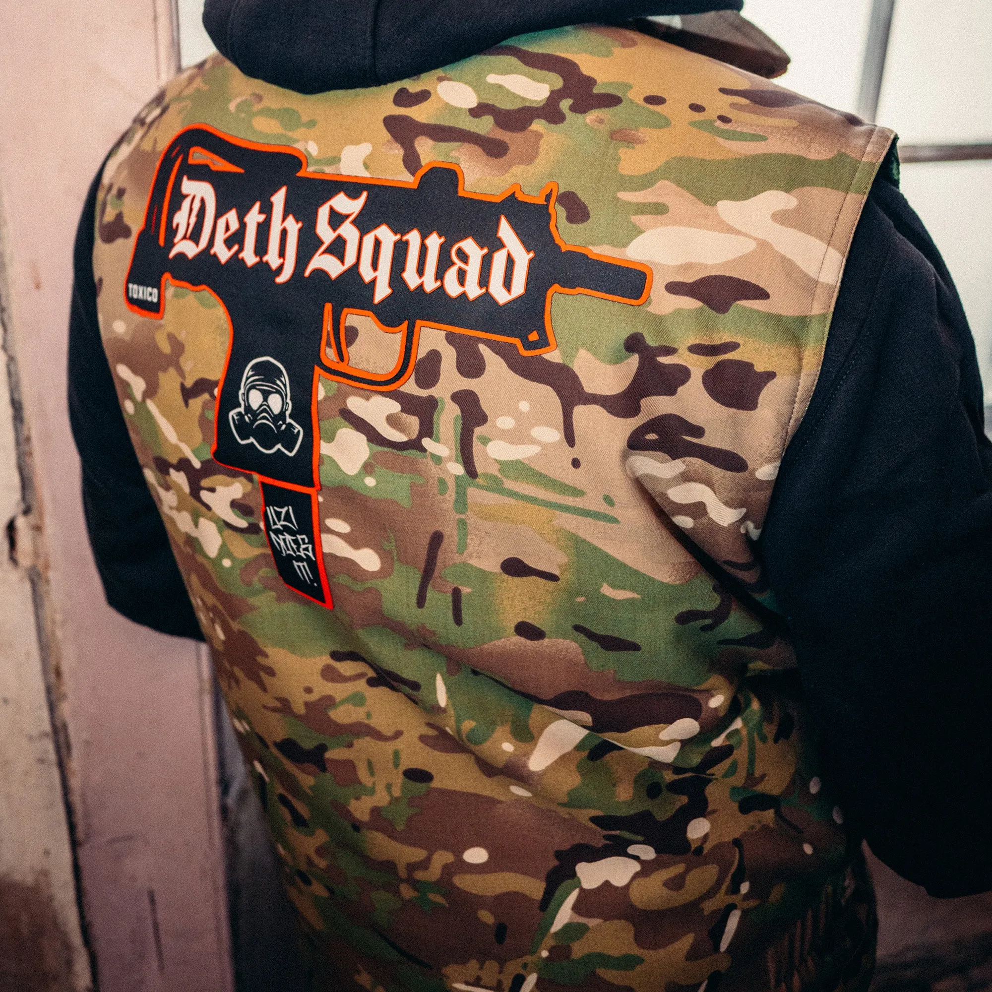 Deth Squad Uzi Camo Bodywarmer