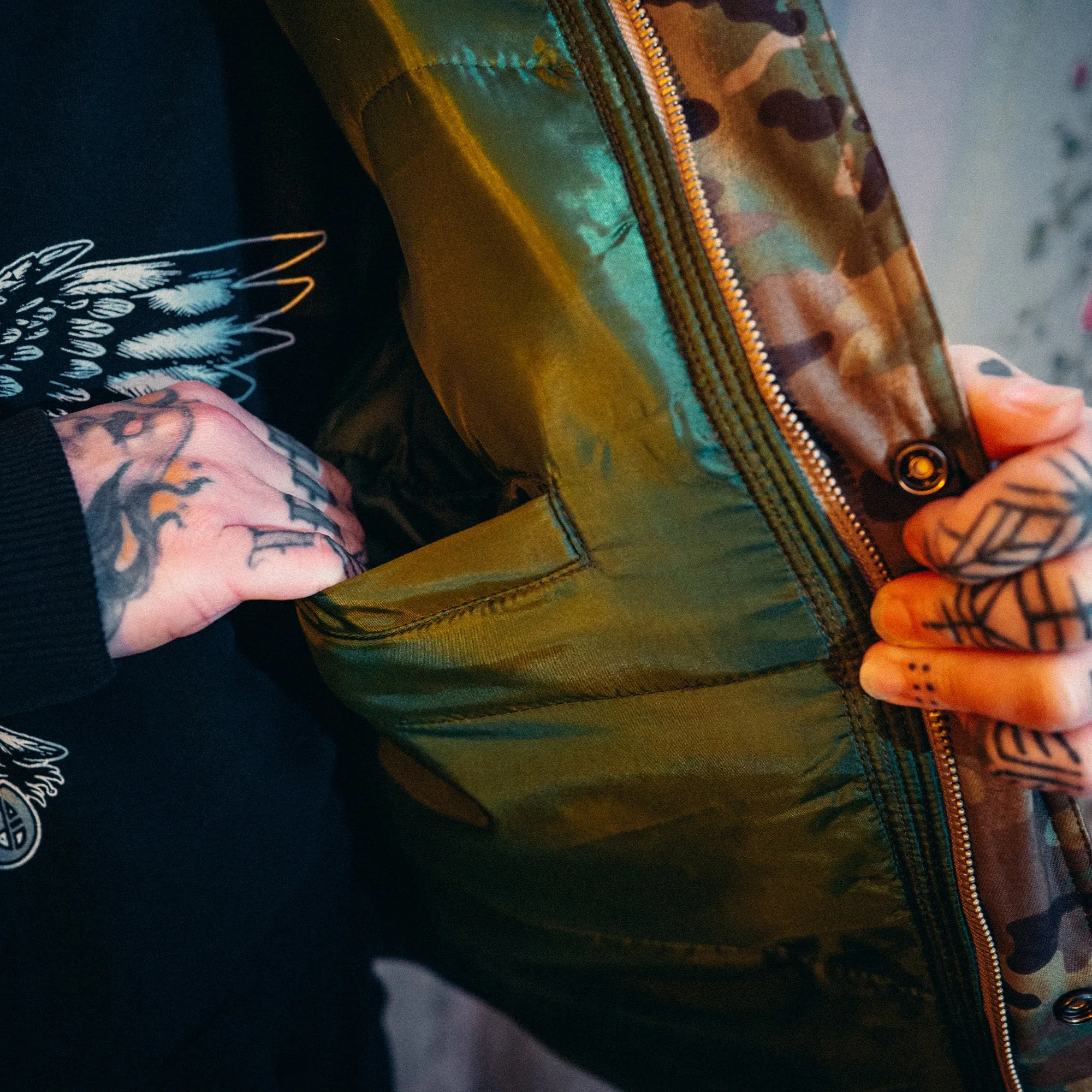 Deth Squad Uzi Camo Bodywarmer