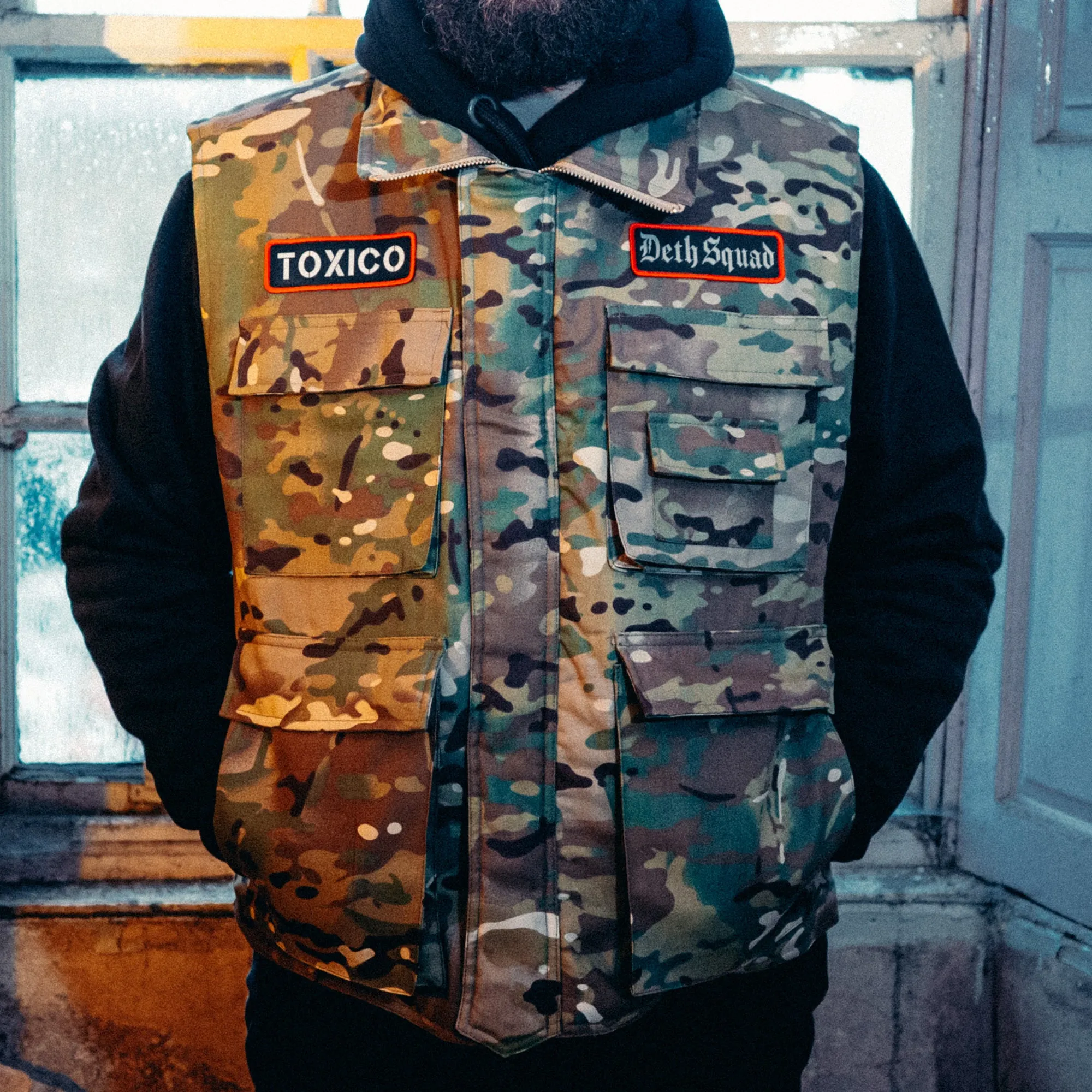 Deth Squad Uzi Camo Bodywarmer