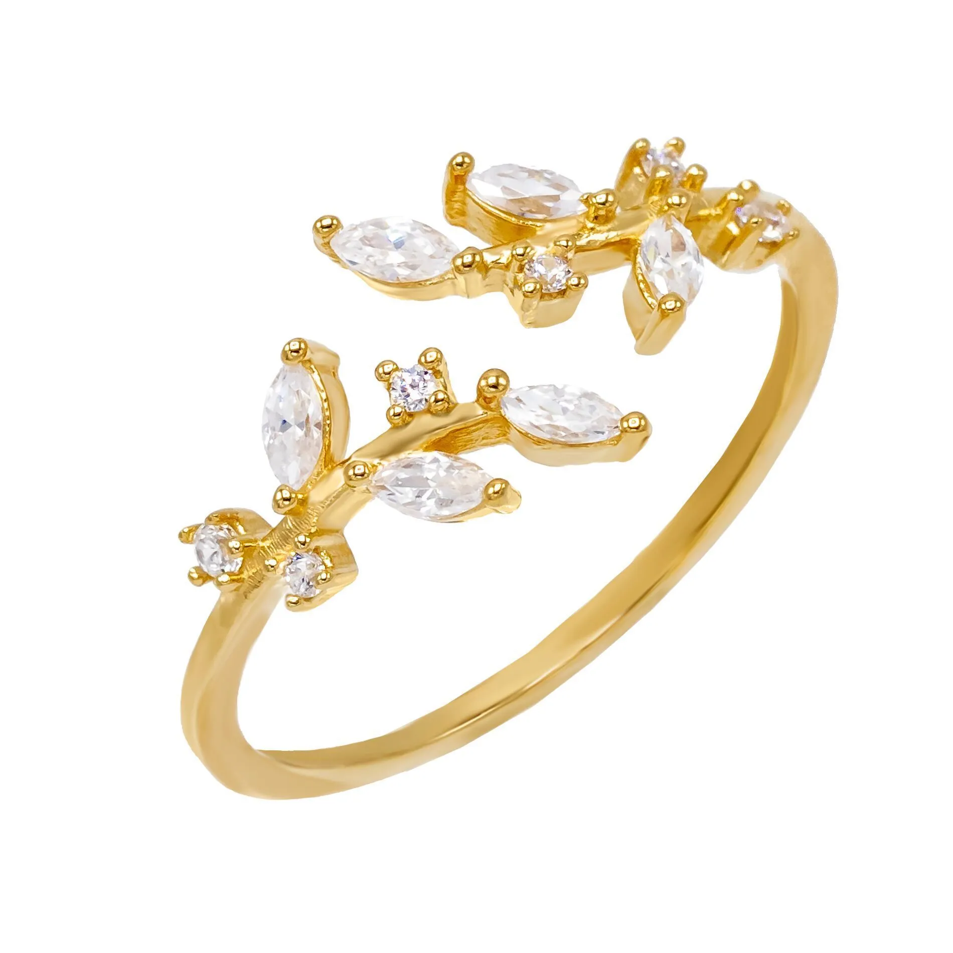 Diamond Shape CZ Ring