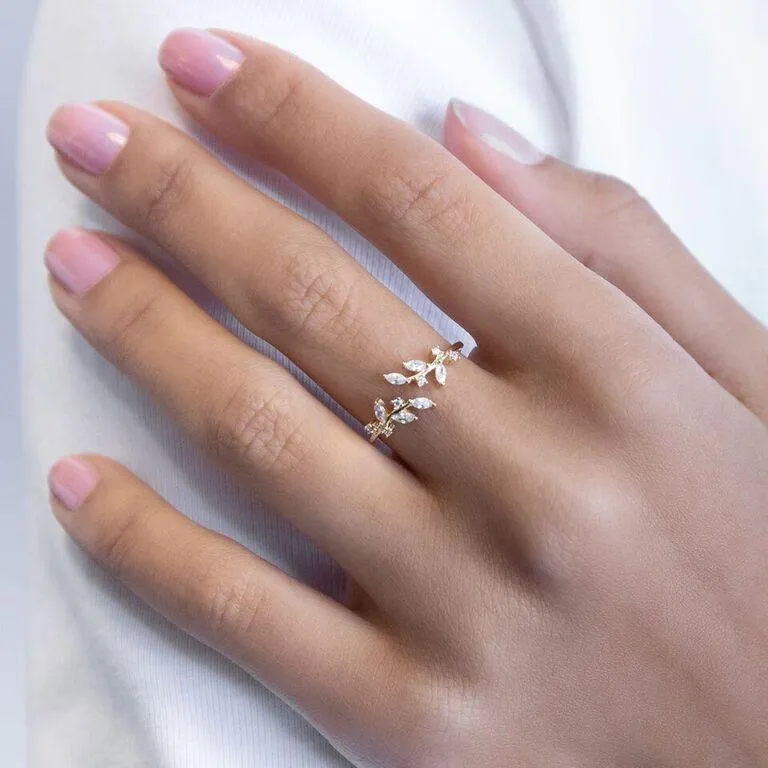 Diamond Shape CZ Ring