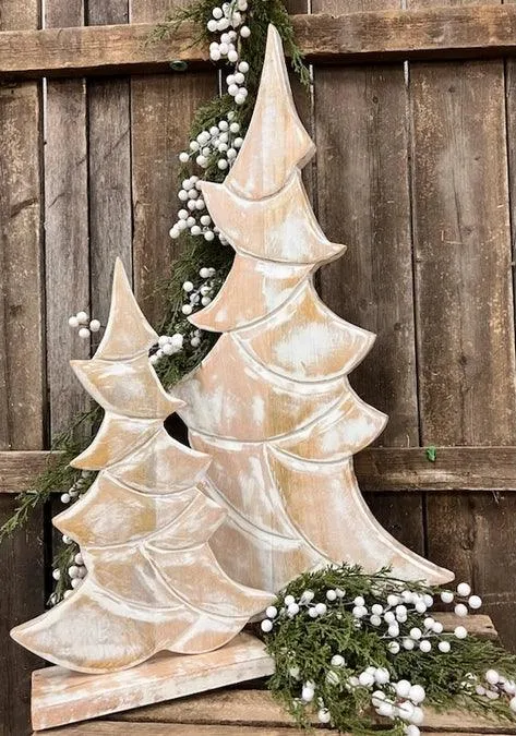 Distressed White Mangowood Tree