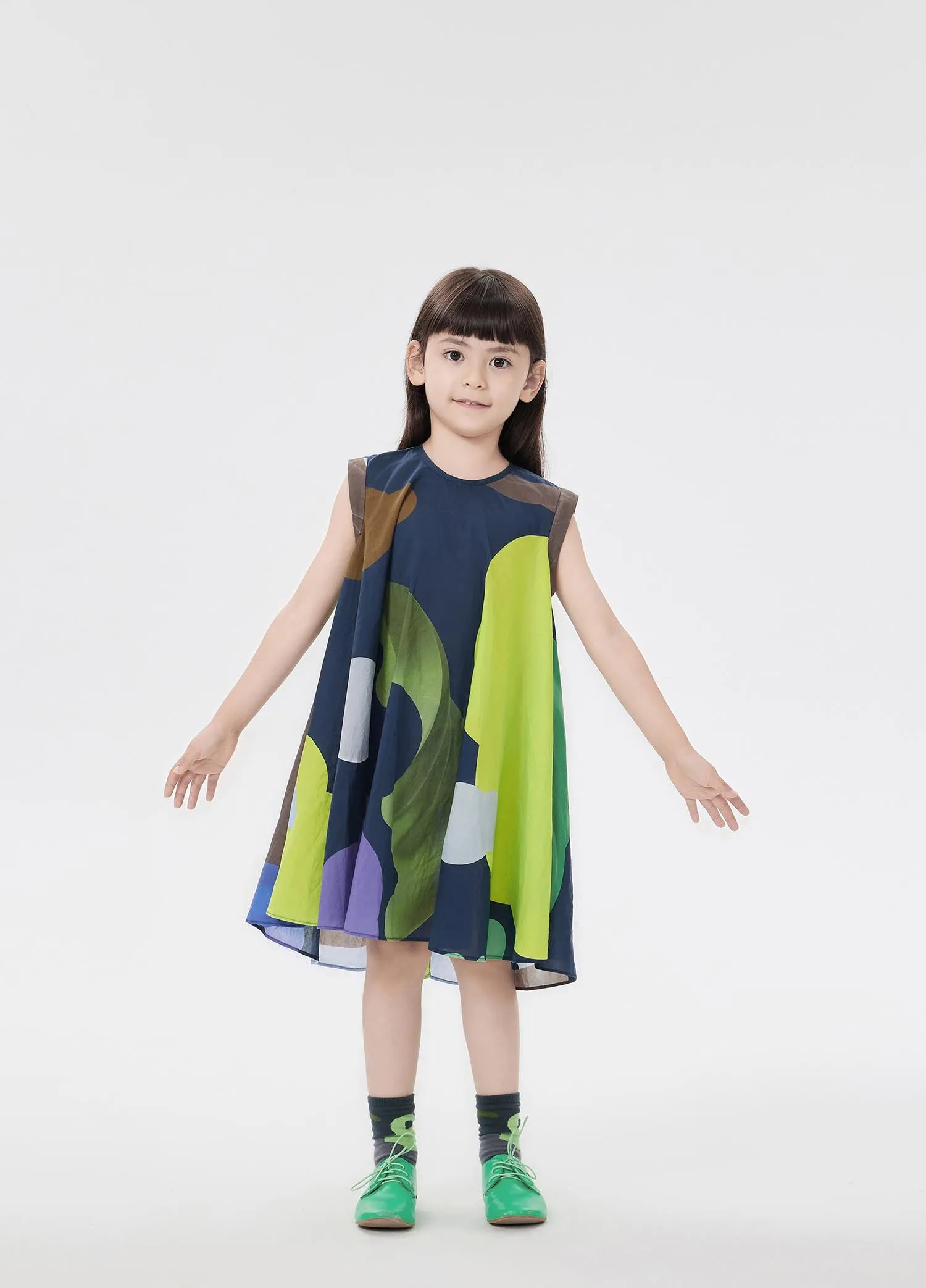 Dresses / jnby by JNBY Multi-Color Printing Sleeveless Dress