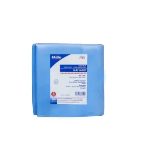 Dukal - Heavy Duty Flat Sheet 84" x 60" (Light Blue)