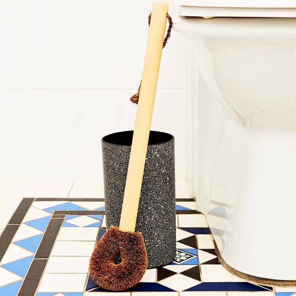Eco Max Toilet Brush Holder Paper Pottery - Granite