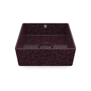 Eco Vessel Sink Cube40 I Washbasin | Berry I SPAFAIR