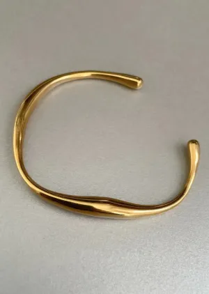 Elise Cuff Bracelet - Gold