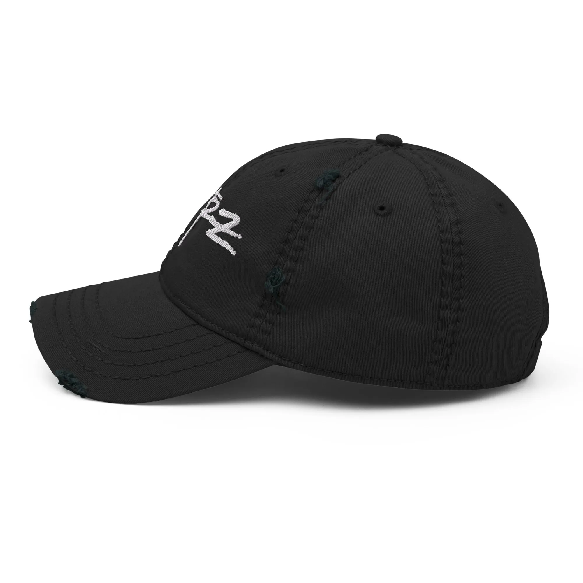 Embroidered Aftrz Distressed Dad Hat