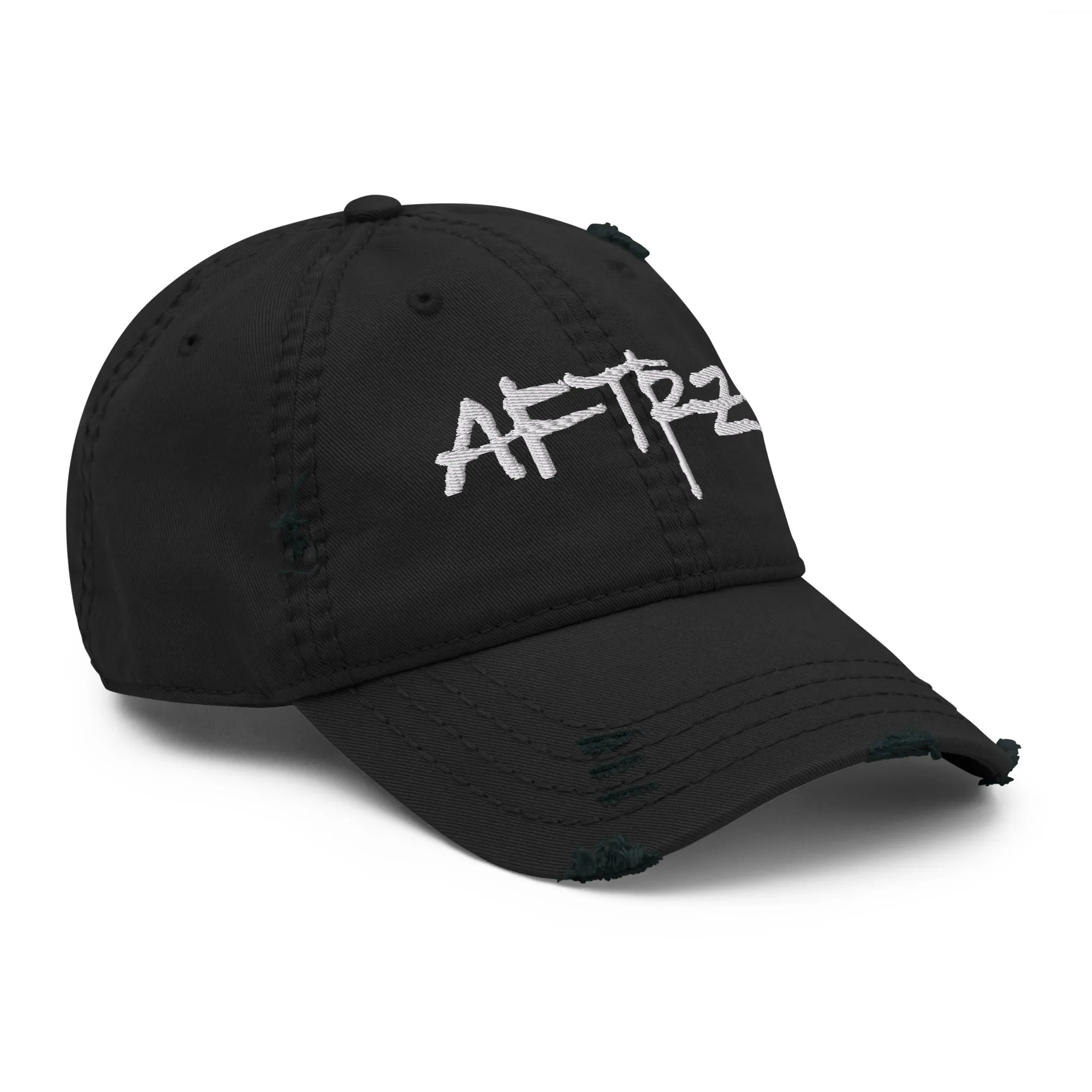 Embroidered Aftrz Distressed Dad Hat