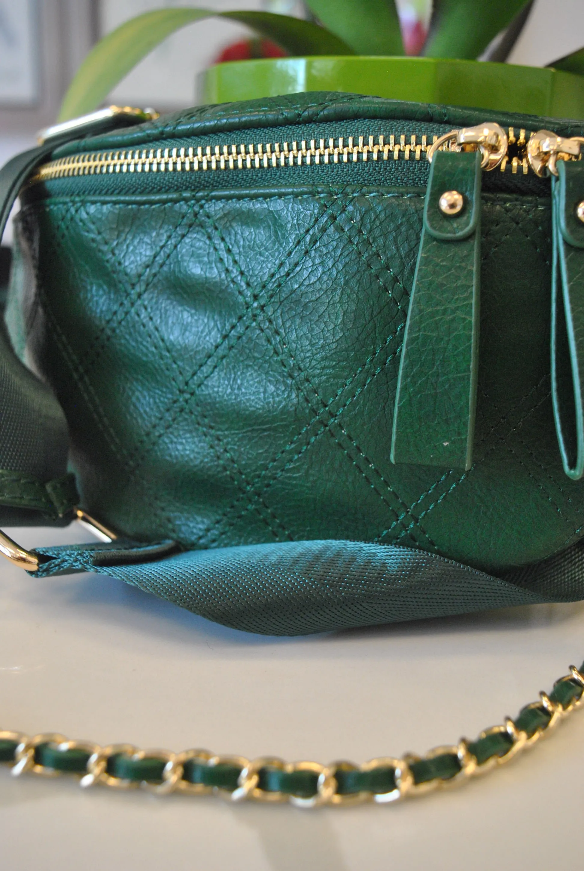 EMERALD GREEN CROSSBODY