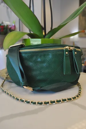 EMERALD GREEN CROSSBODY