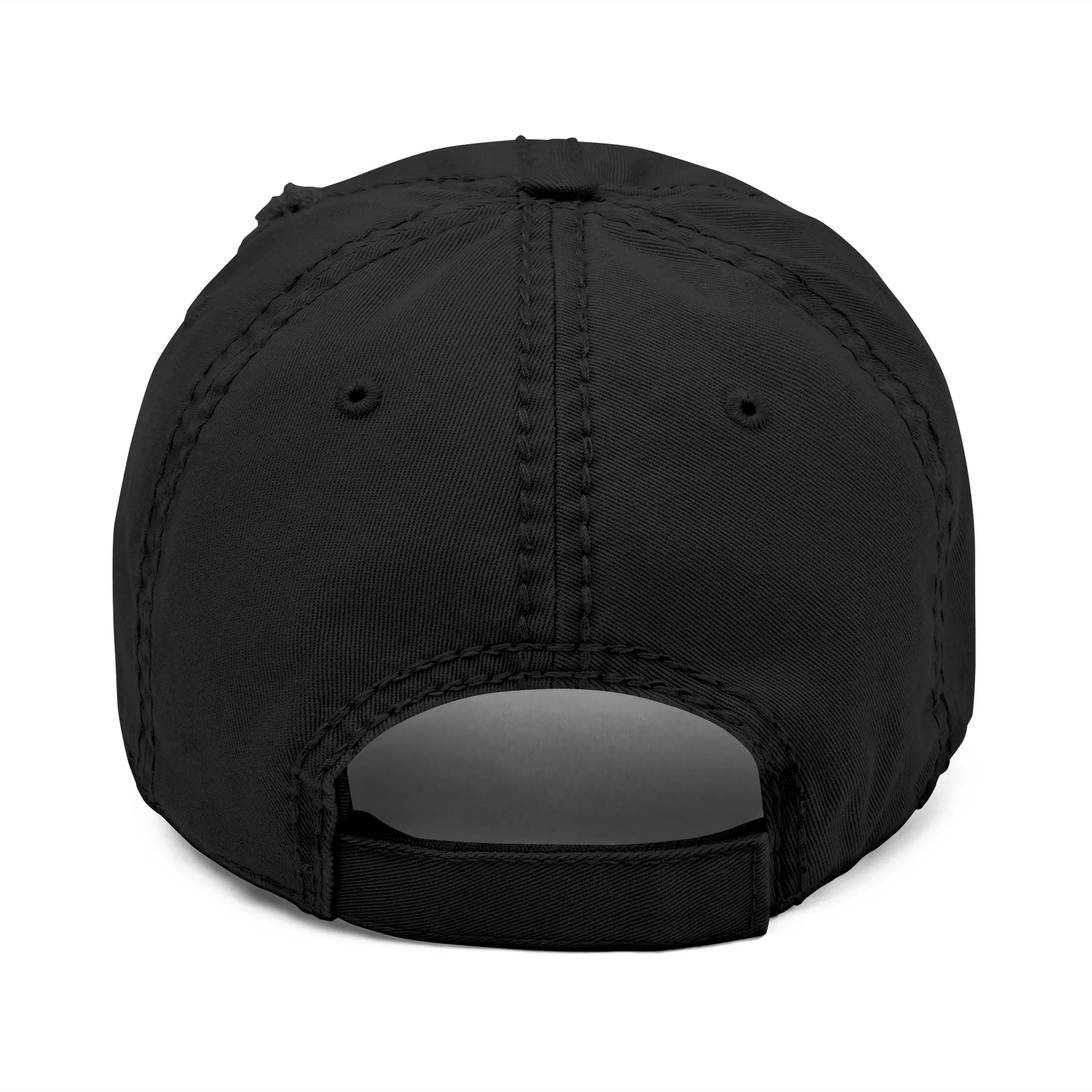 Emmanuel Distressed Dad Hat - Casual Embroidered Cap for Everyday Wear