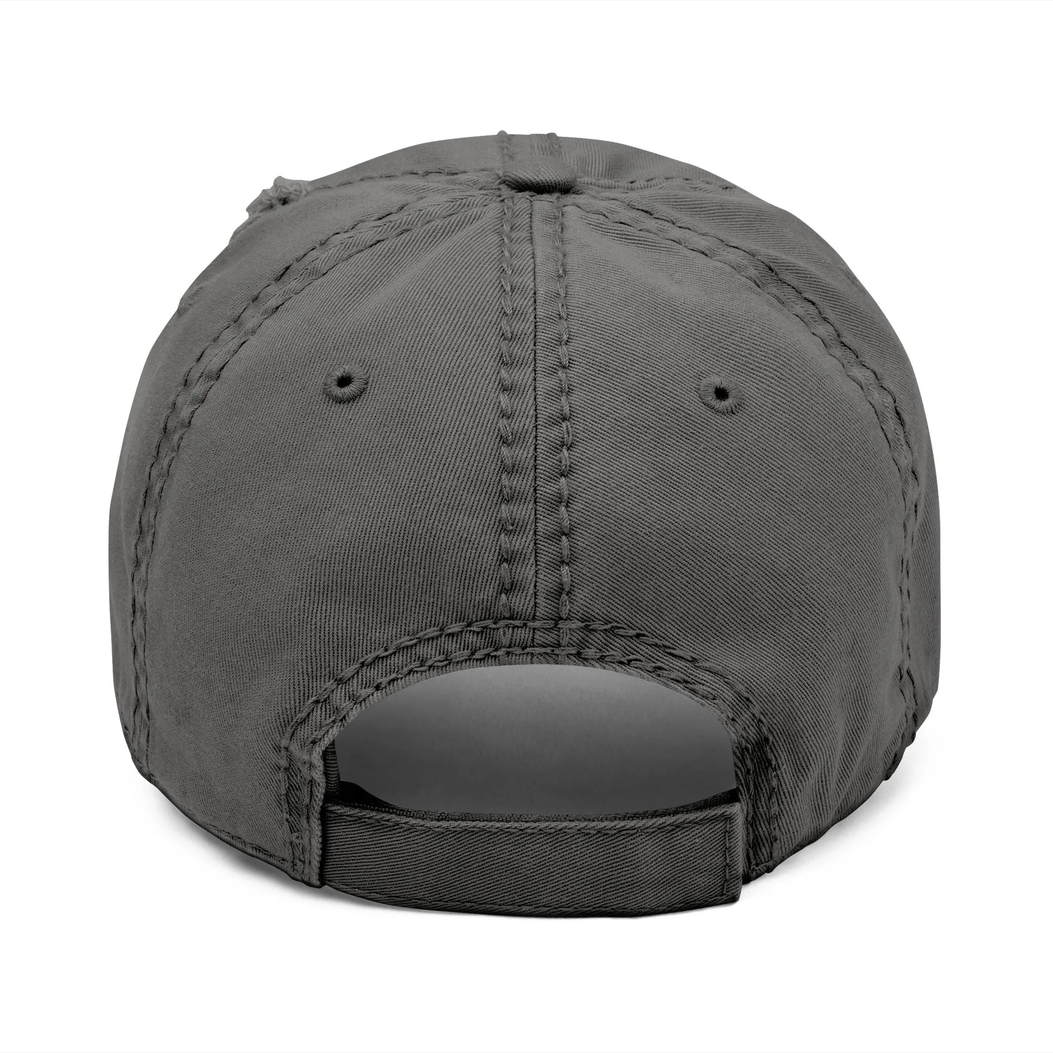 Emmanuel Distressed Dad Hat - Casual Embroidered Cap for Everyday Wear