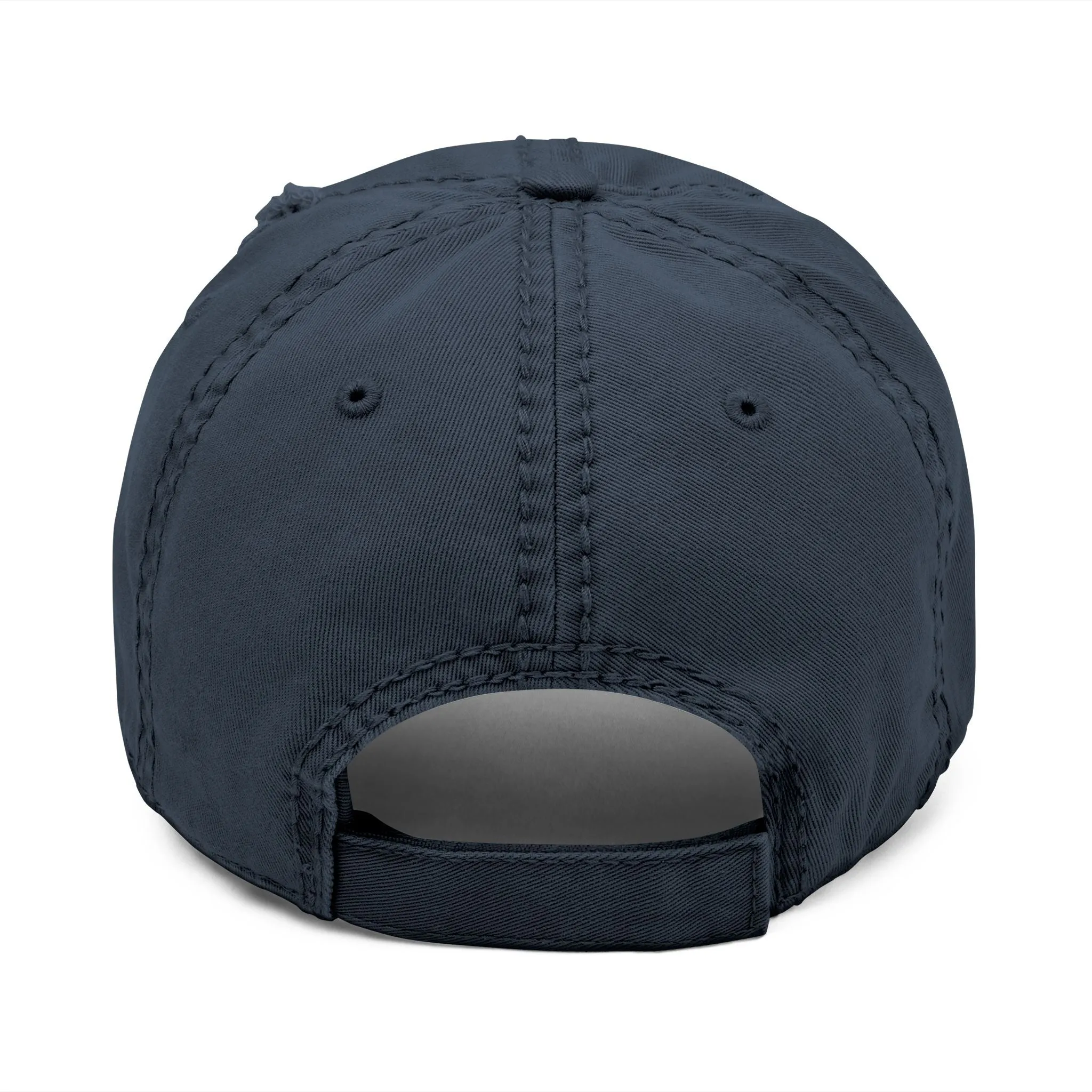 Emmanuel Distressed Dad Hat - Casual Embroidered Cap for Everyday Wear