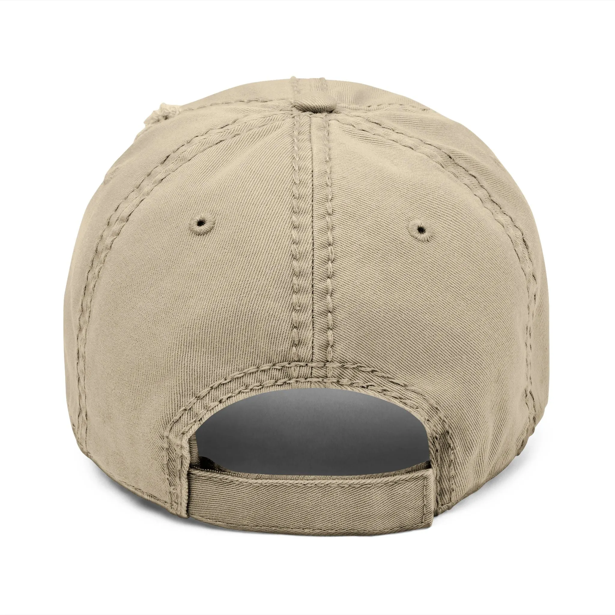 Emmanuel Distressed Dad Hat - Casual Embroidered Cap for Everyday Wear