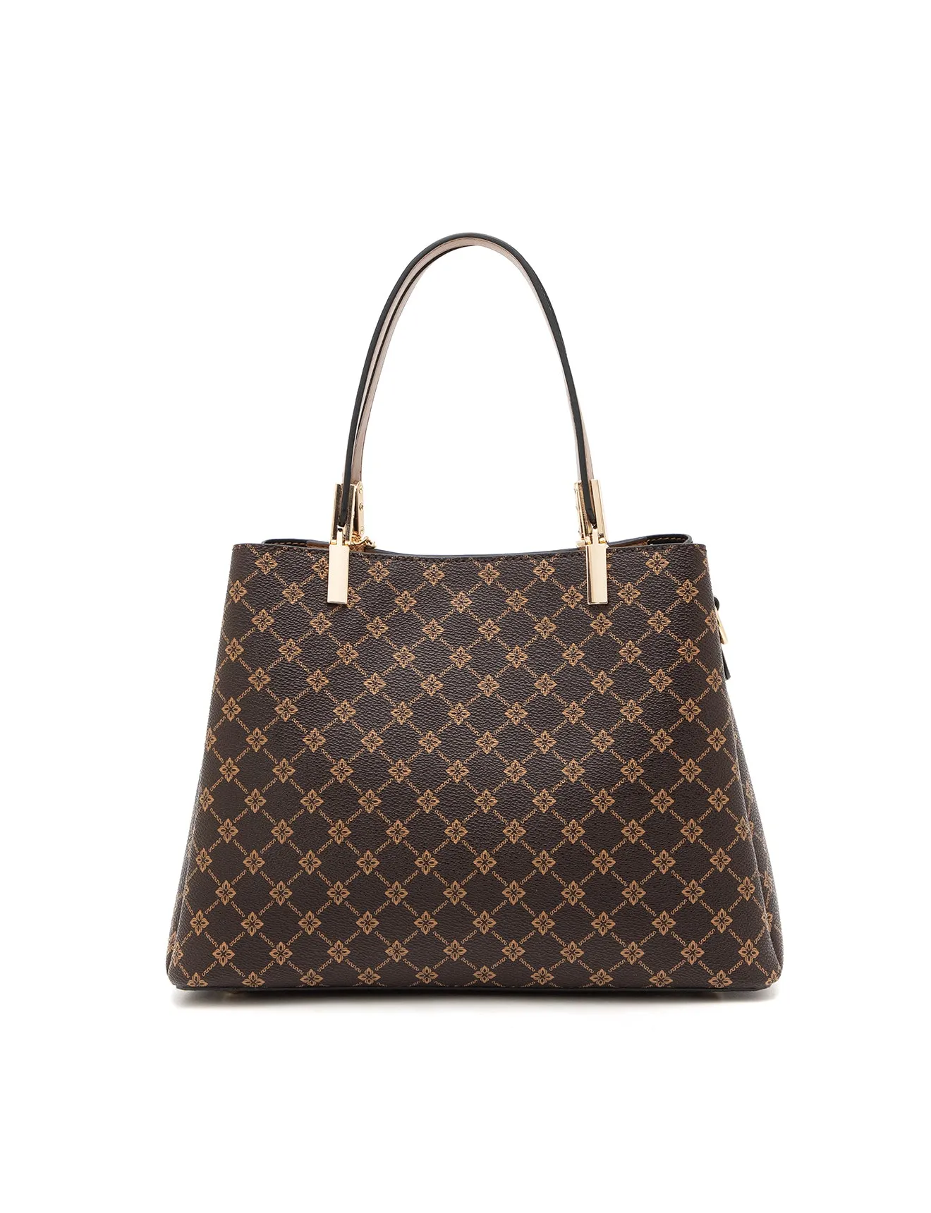 ESTELLE VEGAN TRIPLE COMPARTMENT BAG- XB-2348-TAN- NEW IN
