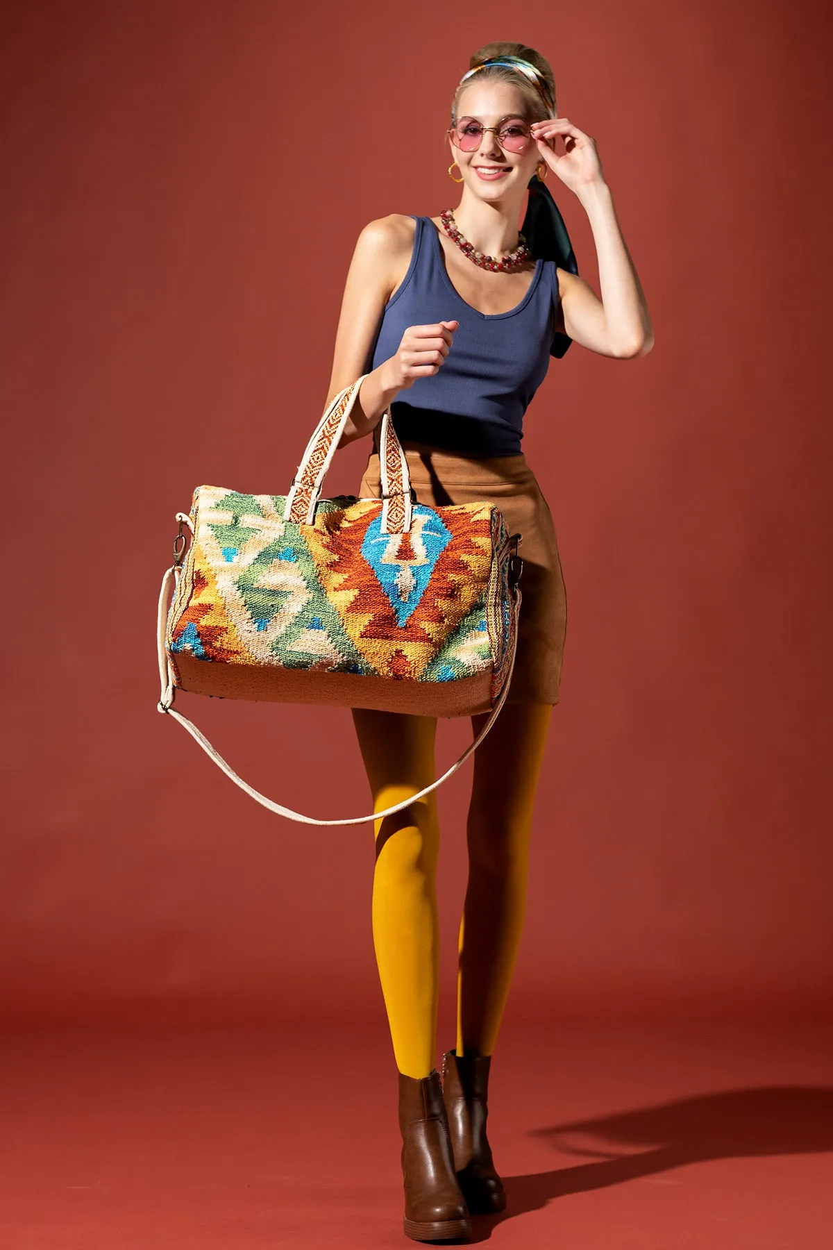 Ethnic Elegance Duffel