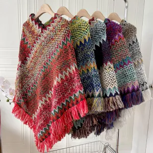 Ethnic Style Irregular Shawl Scarf
