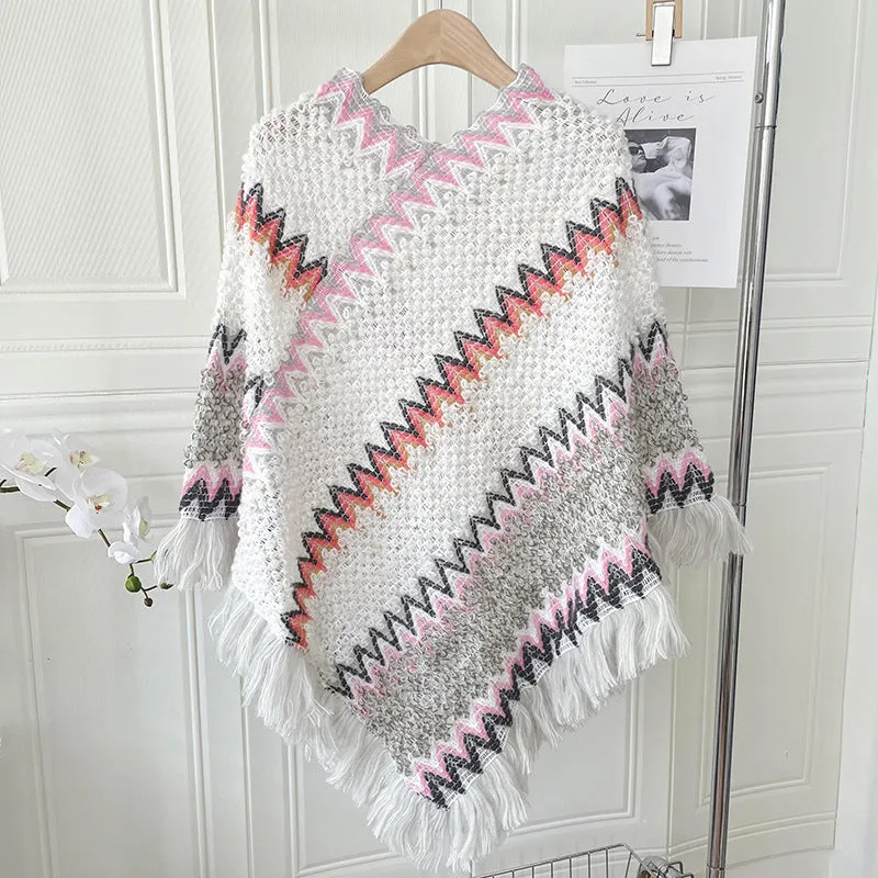 Ethnic Style Irregular Shawl Scarf