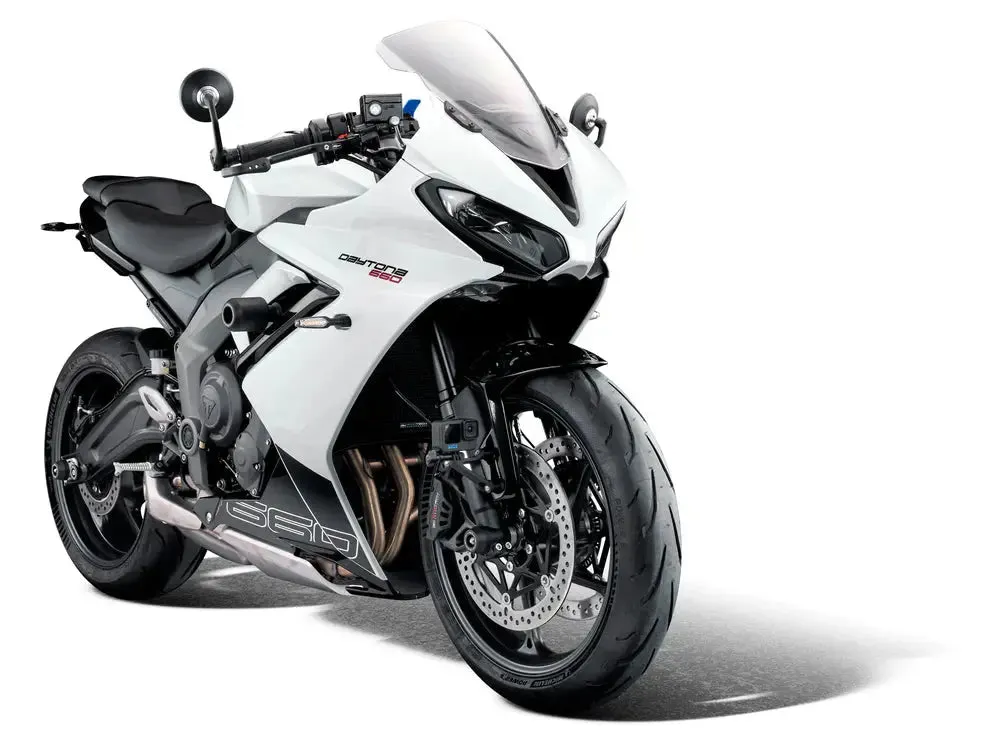 Evotech Performance Mirror Blanking Plates For Triumph Daytona 660 (2024 )