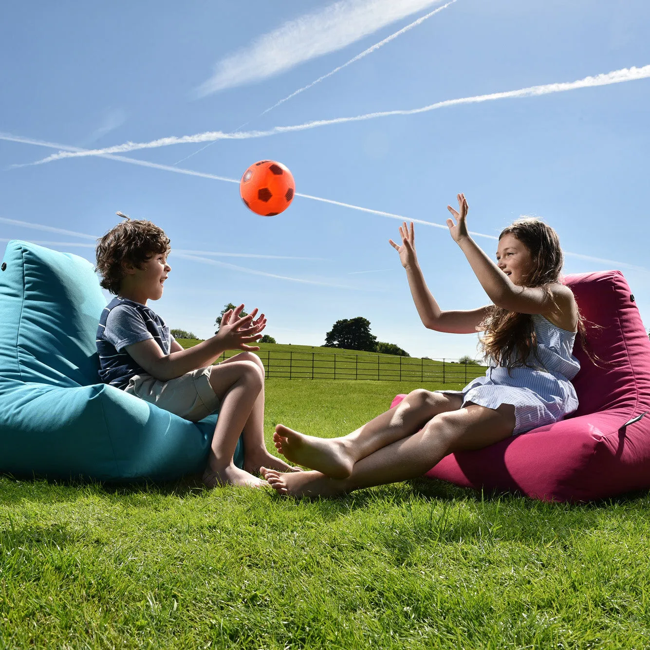 Extreme Lounging Outdoor Bean Bag - Orange