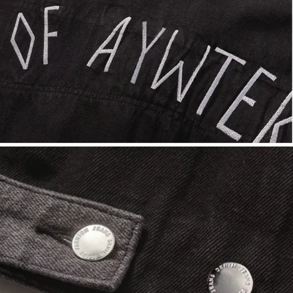 Fake Two Piece Patchwork Denim Jacket