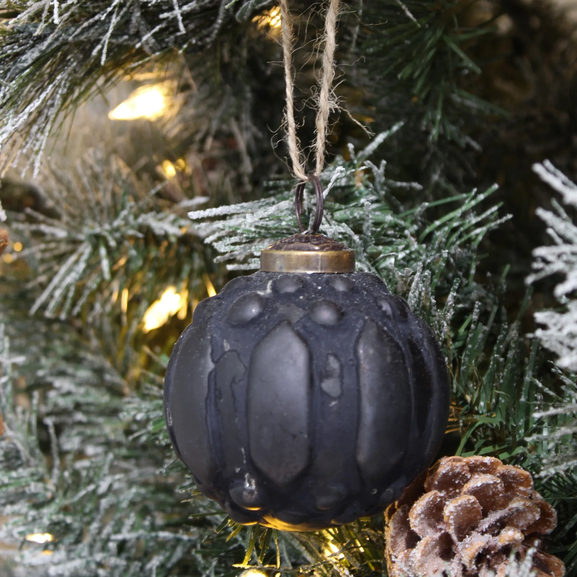 Farmhouse Ball Ornaments (Set of 6)