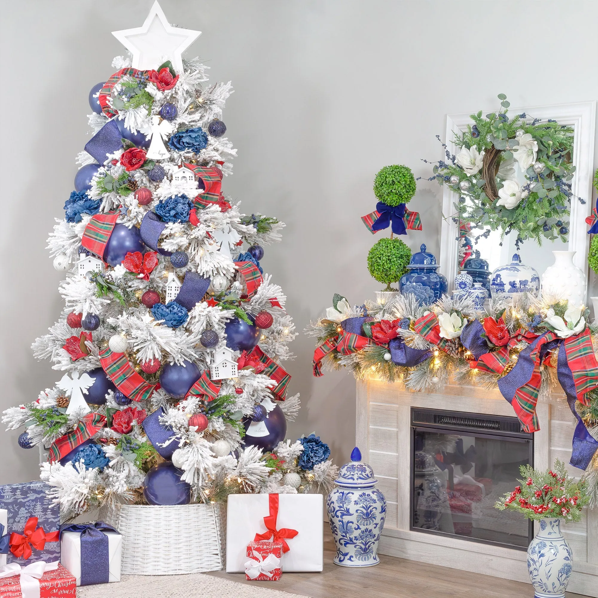 Farmhouse Ball Ornaments (Set of 6)