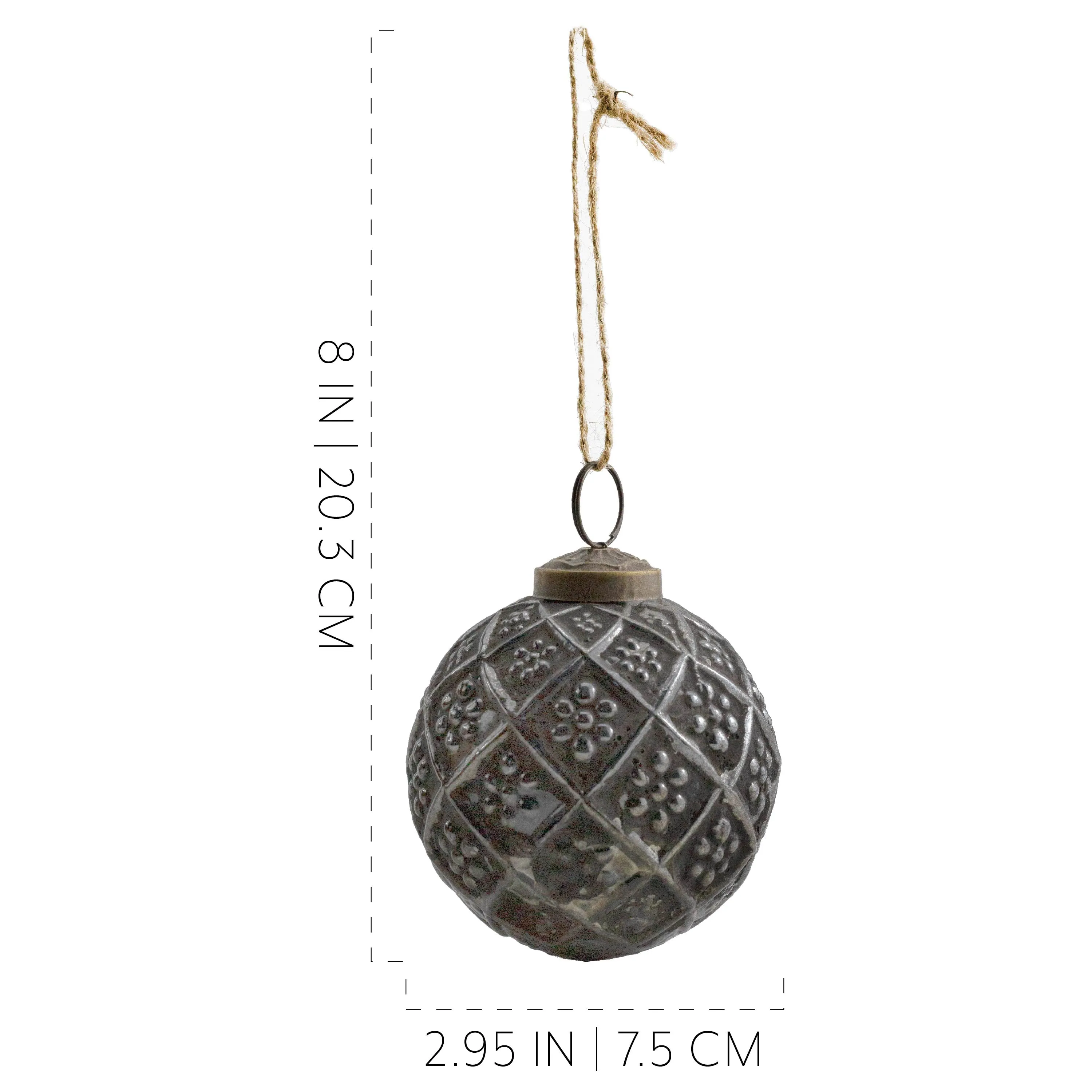 Farmhouse Ball Ornaments (Set of 6)