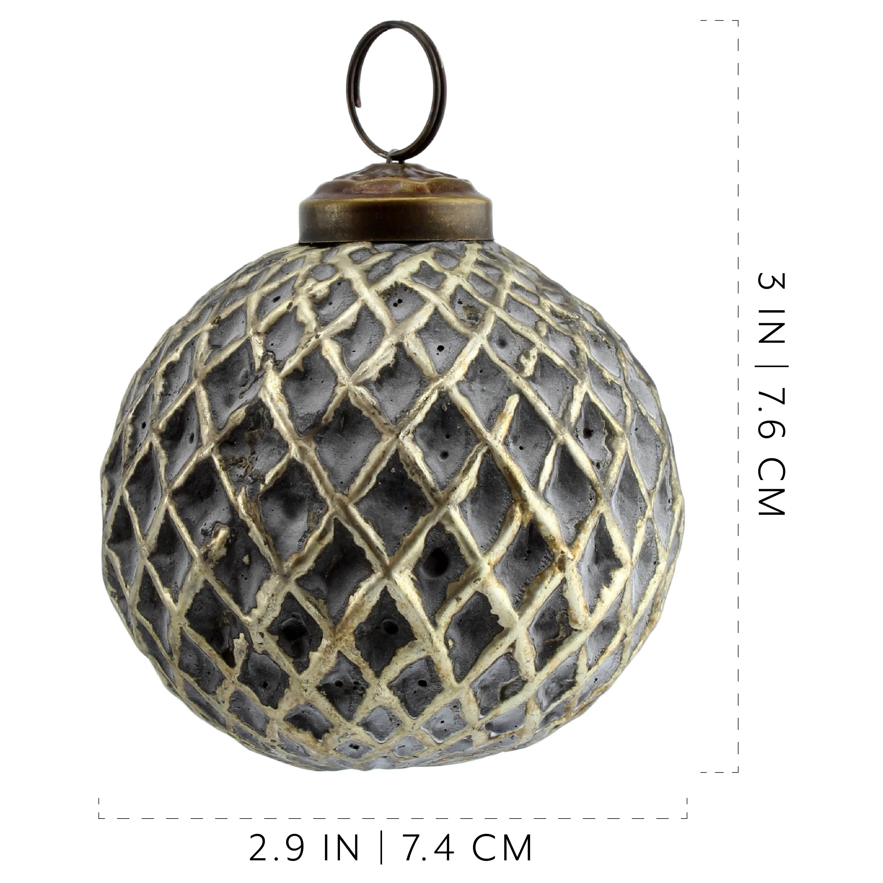 Farmhouse Ball Ornaments (Set of 6)